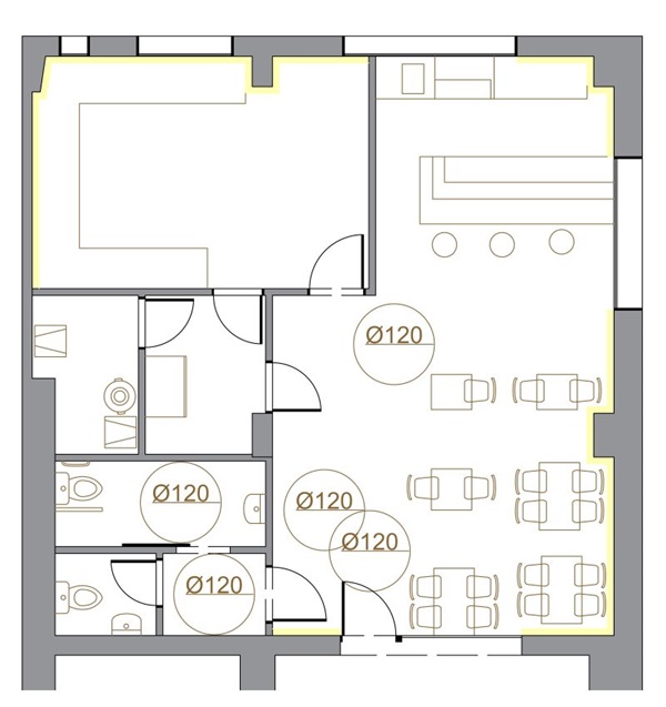 Plano de local comercial